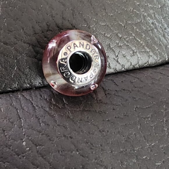 Pandora Red Fizzle Murano Glass Charm - Picture 5 of 6